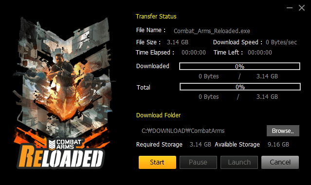 Step 02 - Run the downloaded client to download it.